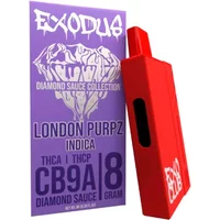 London Purpz Exodus CB9A+THCA+THCP Diamond Sauce Disposable 8G