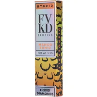 Mango Runtz FVKD Exotics D9 Liquid Diamonds Disposable 3.5G