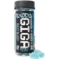 Razz Blast Exodus Gigabytes Gummies 15000MG