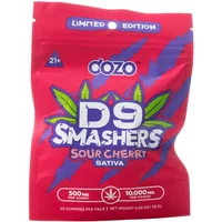 Sour Cherry Dozo Delta 9 Smasher Gummies 20ct 10000MG