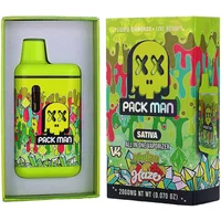 Melon Haze Pack Man V4 Liquid Diamonds Live Resin Vaporizer 2000MG