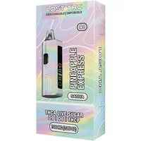 Pineapple Express Lost THC D9+D6+THCP+THCA Live Sugar Rechargeable Disposable 7500MG