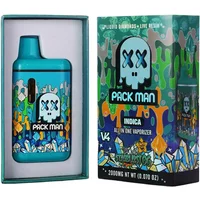 Starburst OG Pack Man V4 Liquid Diamonds Live Resin Vaporizer 2000MG