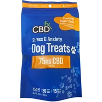 CBDfx Stress & Anxiety Dog Treats CBD 75MG