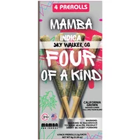 Sky Walker OG Mamba Four Of A Kind Full Spectrum Blend Pre-Roll 4ct 8G