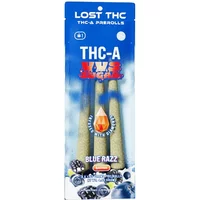 Blue Razz Lost THC THC-A VVS Sugar Diamond Infused Pre-Roll 3ct