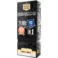 Cliffside Rush | Ebony Dusk Flying Horse 2in1 Live Resin Disposable 3.8G