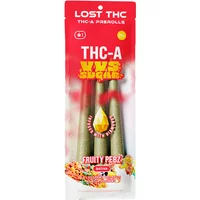 Fruity Pebz Lost THC THC-A VVS Sugar Diamond Infused Pre-Roll 3ct