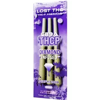 Purple Zaza Lost THC CB9 THCP Diamond Infused Pre-Rolls 3ct