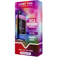 Rainbow Diesel Lost THC Melted Diamonds THCA Blend Disposible 7500MG
