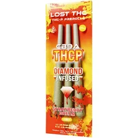 Strawberry Dream Lost THC CB9 THCP Diamond Infused Pre-Rolls 3ct