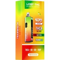 Trainwreck Lost THC 420 Edition THCA Blend Rechargable Disposible 7500MG