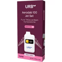 Space Cake URB Aerodab 100 Jet Set Pure THCA Live Resin Disposable 1.5G