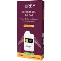 Tangie Dream URB Aerodab 100 Jet Set Pure THCA Live Resin Disposable 1.5G