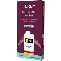 Trop Gelato URB Aerodab 100 Jet Set Pure THCA Live Resin Disposable 1.5G