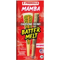 California Dream Mamba Batter Melt Full Spectrum Blend Pre-Roll 2ct 2.5G