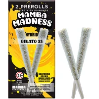 Gelato 33 Mamba Madness Diamond Infused Pre-Roll 2ct 4G