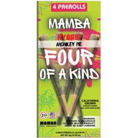 Monkey Pie Mamba Four Of A Kind Full Spectrum Blend Pre-Roll 4ct 8G