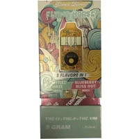 Zkittlez Haze | Blueberry Bliss Out Flying Horse Stoner Blend 3in1 Disposable 9G