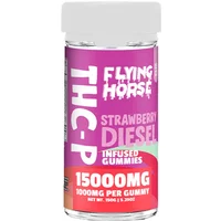Strawberry Diesel Flying Horse THCP Infused Gummies 15000MG 15ct