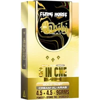 Gold Dust | Cream Al-Arab Flying Horse Habibi Heat Edition 3in1 THC Vape 9G