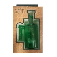 Pacific 90° Full Transparent Glass Colored Catcher With Double Perc Ash Catcher