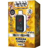 Banana Candy Lost THC CB9A x THCP Liquid Diamond Live Resin Disposable 2G