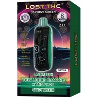 Candy Breath Lost THC Liquid Diamond THCA x THCP x D8 Live Resin Disposable 8G