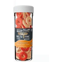 Peach Rings Mellow Fellow Live Resin Blend Delta 9 + CBD Gummies 800mg