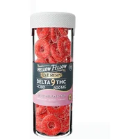 Watermelon Rings Mellow Fellow Live Resin Blend Delta 9 + CBD Gummies 800mg