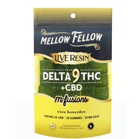 Yuzu Honeydew Mellow Fellow M-Fusions Delta 9 Live Resin Gummies 400mg