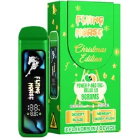 Desert Blaze | Midnight Berry Kush Flying Horse THC IX | THC-P | THC VIII 3 Flavors in 1 Christmas Edition 9G