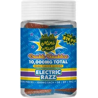 Electric Razz Hidden Hills Mini Mart Double Troublez Gummies 10ct 10G