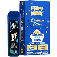 Oasis Blue Mist | Fig OG Kush Flying Horse THC IX | THC-P | THC VIII 3 Flavors in 1 Christmas Edition 9G