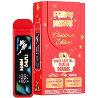 Sandalwood Rose | Rose Water Bliss Flying Horse THC IX | THC-P | THC VIII 3 Flavors in 1 Christmas Edition 9G