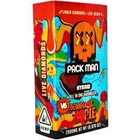 Georgia Pie Pack Man V6 Liquid Diamonds Live Resin Vaporizer 2000MG