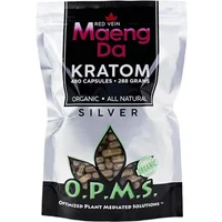 Maeng Da Red Vein OPMS All Natural Silver Kratom Capsules 480ct
