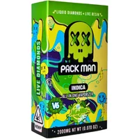 Mojito Pack Man V6 Liquid Diamonds Live Resin Vaporizer 2000MG