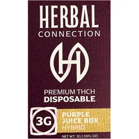 Purple Juice Box Herbal Connection Premium THCH Disposable 3G