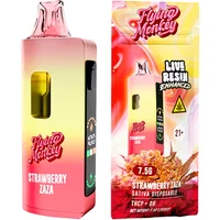 Strawberry Zaza Flying Monkey Live Resin THCP+D8 Disposable 7.5G