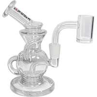 5.2" Crave 10mm Clear Simple Loop Mini Recycler