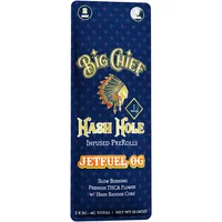 Jet Fuel OG Big Chief Hash Hole THCA Infused Pre-Roll 2ct 2G