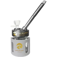 Tsunami Premium Mini Grey Bubbler Pipe