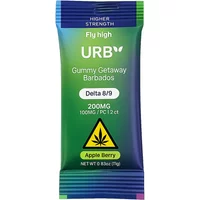 Apple Berri URB Gummy Getaway Barbados Delta 8/9 200MG