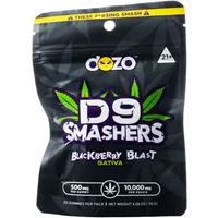 Blackberry Blast Dozo Delta 9 Smasher Gummies 20ct 10000MG