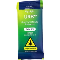 Tropical Breeze URB Gummy Getaway Barbados Delta 8/9 200MG