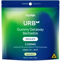 Apple Berri URB Gummy Getaway Barbados Delta 8/9 Gummies 3500MG