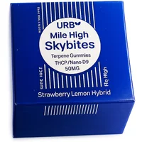 Strawberry Lemon URB Mile High Skybites THCP/Nano D9 Gummies 10ct 5MG