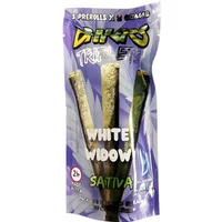 White Widow Bakrs Triplets Diamond Infused Pre-Rolls 3ct 2g