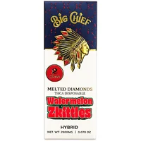 Watermelon Zkittles Hybrid Big Chief Melted Diamond THCA Disposable 2G